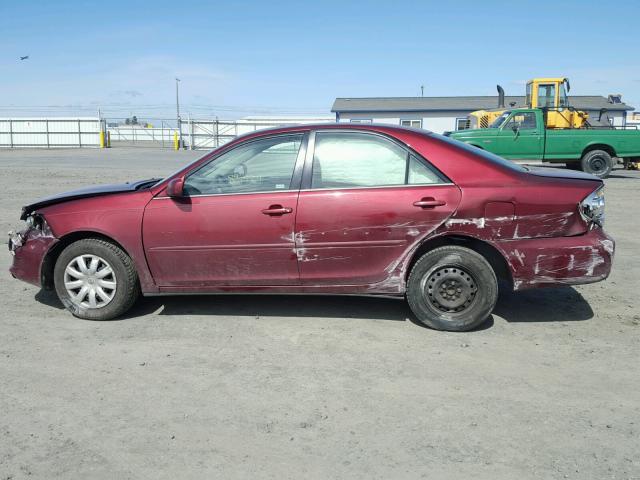 4T1BE30K45U386852 - 2005 TOYOTA CAMRY LE MAROON photo 9