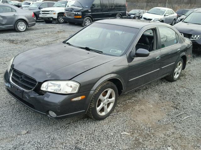 JN1CA31D61T840882 - 2001 NISSAN MAXIMA GXE CHARCOAL photo 2