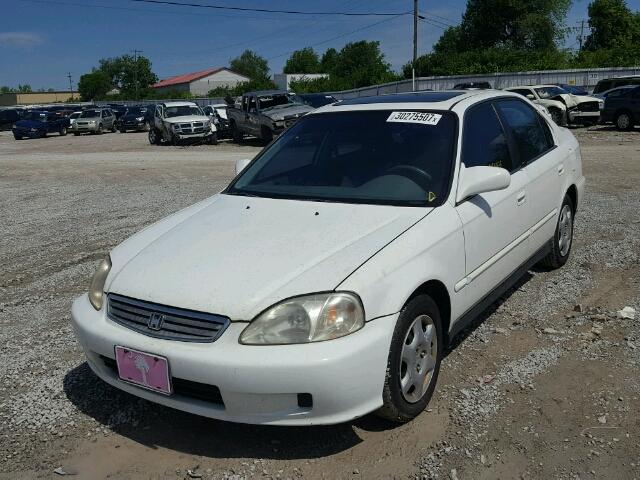 1HGEJ8645XL046445 - 1999 HONDA CIVIC EX თეთრი ფოტო 2