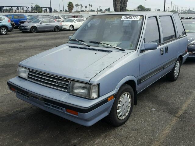 JN1HM05SXGX027759 - 1986 NISSAN STANZA BLUE photo 2