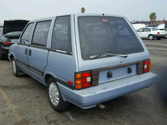 JN1HM05SXGX027759 - 1986 NISSAN STANZA BLUE photo 3