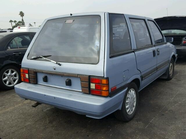 JN1HM05SXGX027759 - 1986 NISSAN STANZA BLUE photo 4