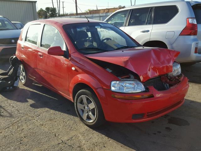 KL1TD62625B341828 - 2005 CHEVROLET AVEO BASE Qırmızı foto 1
