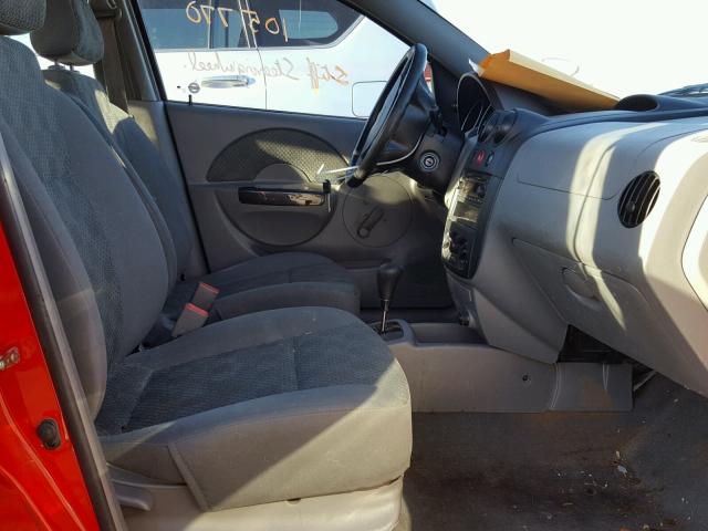KL1TD62625B341828 - 2005 CHEVROLET AVEO BASE Qırmızı foto 5