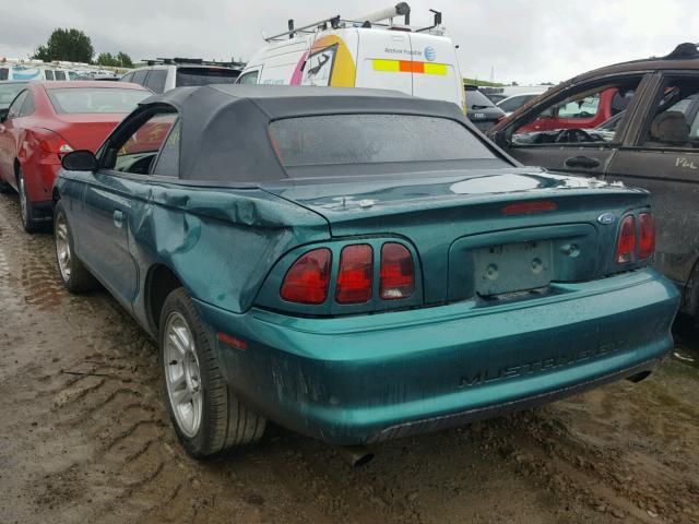 1FALP45X8TF234917 - 1996 FORD MUSTANG GT GREEN photo 3