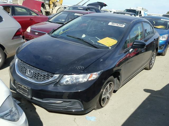 2HGFB2F74FH522351 - 2015 HONDA CIVIC SE BLACK photo 2