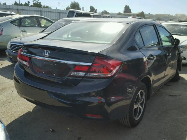 2HGFB2F74FH522351 - 2015 HONDA CIVIC SE BLACK photo 4