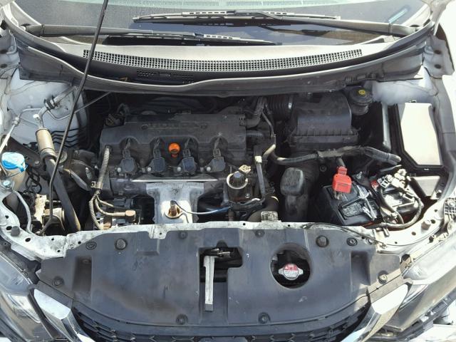 19XFB2F94EE242519 - 2014 HONDA CIVIC EXL WHITE photo 7