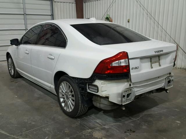 YV1AS982681057103 - 2008 VOLVO S80 3.2 WHITE photo 3