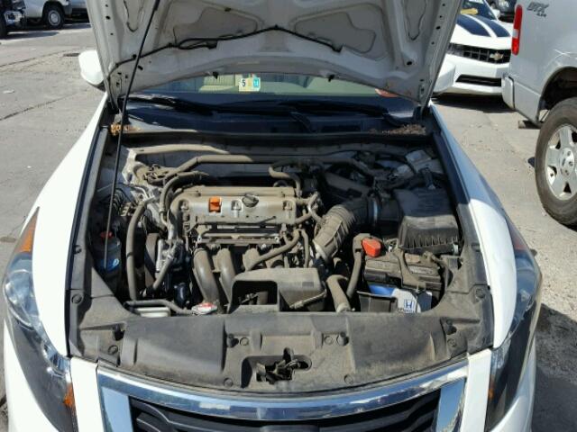 1HGCP2F85AA037043 - 2010 HONDA ACCORD EXL WHITE photo 7