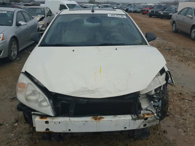 1G2ZH17N984273034 - 2008 PONTIAC G6 GT WHITE photo 7