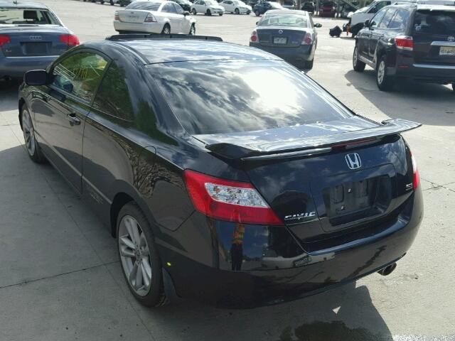 2HGFG21598H701916 - 2008 HONDA CIVIC SI BLACK photo 3