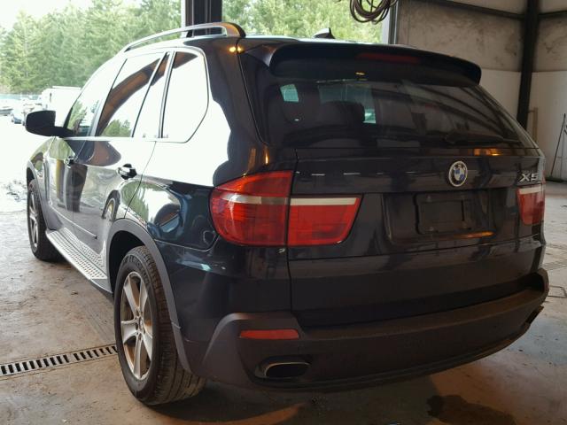 5UXFE83558LZ99192 - 2008 BMW X5 4.8I BLACK photo 3