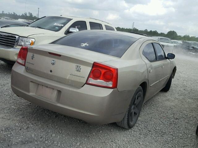 2B3KA43D99H596196 - 2009 DODGE CHARGER GOLD photo 4