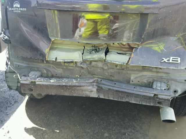 JTLZE4FE9CJ011164 - 2012 TOYOTA SCION XB BURGUNDY photo 9