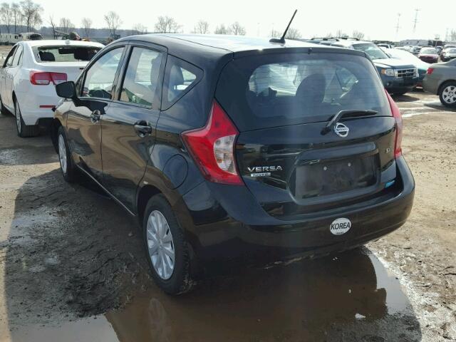 3N1CE2CP7GL386385 - 2016 NISSAN VERSA NOTE BLACK photo 3