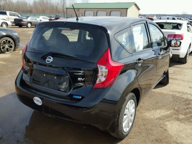 3N1CE2CP7GL386385 - 2016 NISSAN VERSA NOTE BLACK photo 4