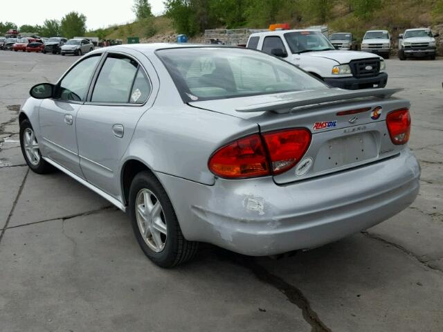 1G3NL52F44C195486 - 2004 OLDSMOBILE ALERO GL SILVER photo 3