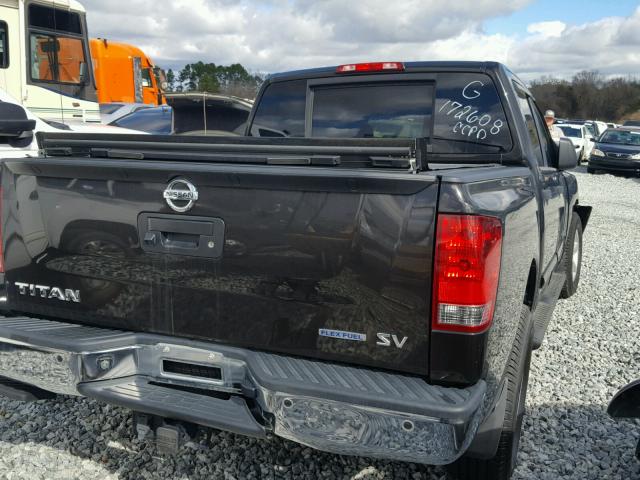 1N6BA0ED6EN507655 - 2014 NISSAN TITAN S BLACK photo 4