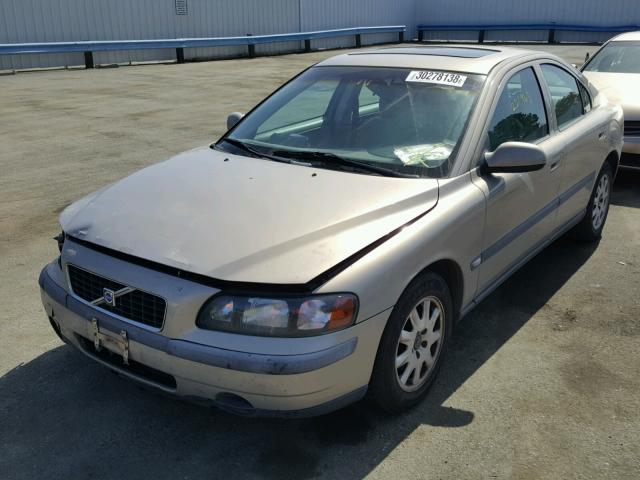 YV1RS61R712073674 - 2001 VOLVO S60 TAN photo 2