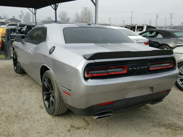 2C3CDZBT9GH275969 - 2016 DODGE CHALLENGER GRAY photo 3