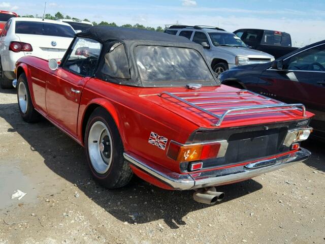 CC59128L - 1971 TRIUMPH CAR TR6 RED photo 3