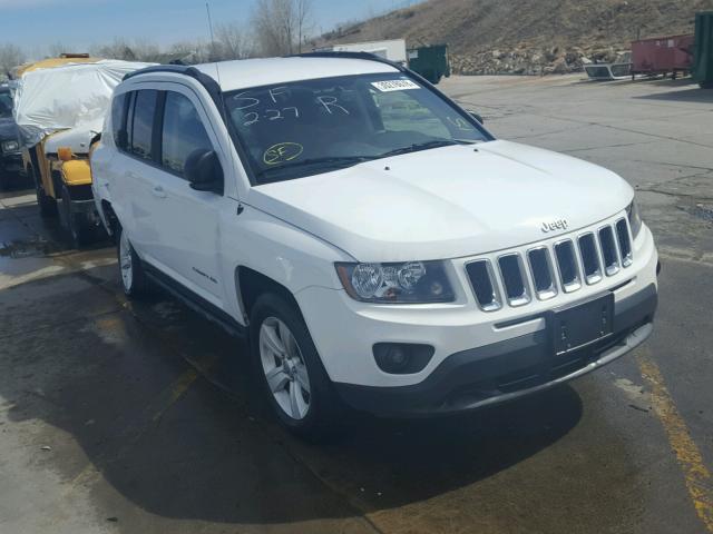 1C4NJDBB4GD713088 - 2016 JEEP COMPASS SP WHITE photo 1