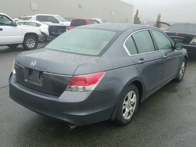 1HGCP25438A110760 - 2008 HONDA ACCORD LXP GRAY photo 4