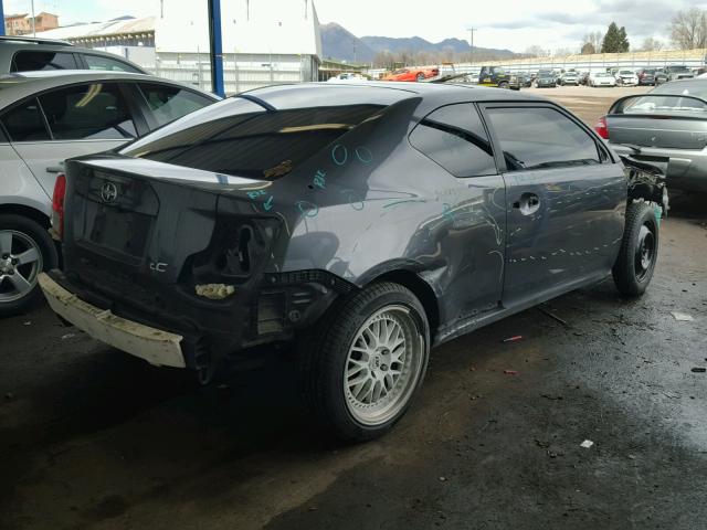 JTKJF5C76D3065859 - 2013 TOYOTA SCION TC 灰色 照片 4