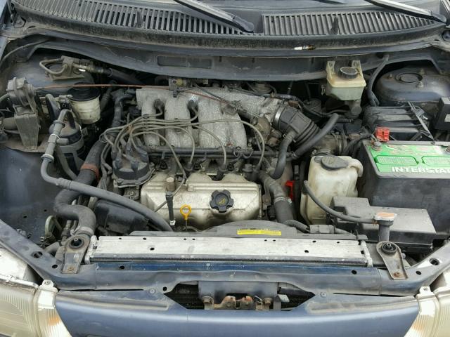 4N2DN1119VD814371 - 1997 NISSAN QUEST XE BLUE photo 7