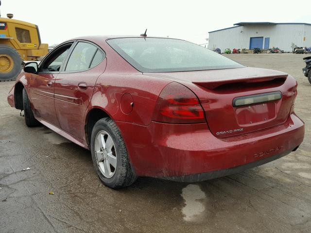 2G2WP552271201799 - 2007 PONTIAC GRAND PRIX 勃艮第红 照片 3