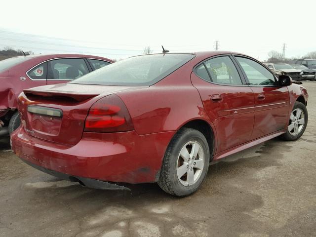 2G2WP552271201799 - 2007 PONTIAC GRAND PRIX 勃艮第红 照片 4