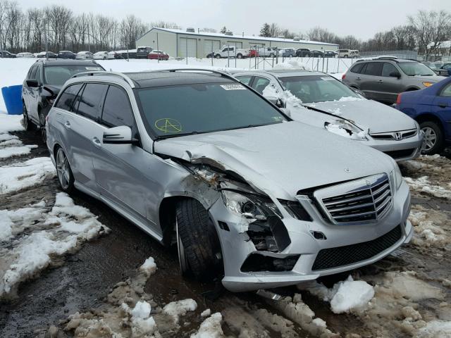 WDDHH8HB5BA309191 - 2011 MERCEDES-BENZ E 350 4MAT SILVER photo 1