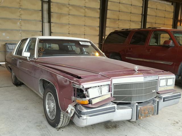 1G6DW6980F9755362 - 1985 CADILLAC FLEETWOOD MAROON photo 1