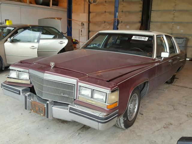 1G6DW6980F9755362 - 1985 CADILLAC FLEETWOOD MAROON photo 2