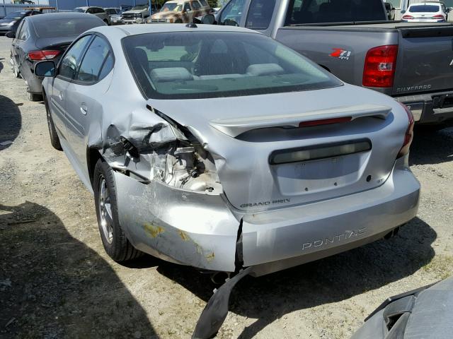 2G2WS522641102451 - 2004 PONTIAC GRAND PRIX SILVER photo 3