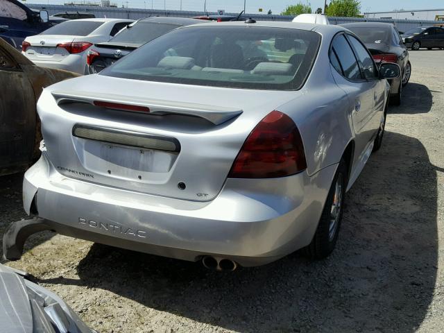 2G2WS522641102451 - 2004 PONTIAC GRAND PRIX SILVER photo 4