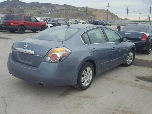 1N4CL2AP7AC127183 - 2010 NISSAN ALTIMA HYB BLUE photo 4