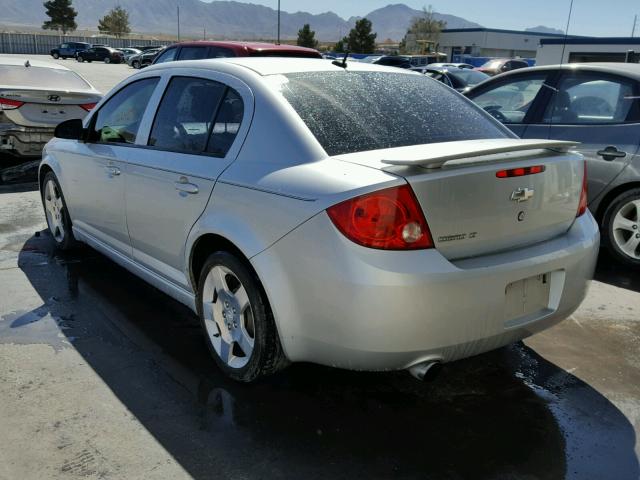 1G1AF5F56A7119630 - 2010 CHEVROLET COBALT 2LT SILVER photo 3