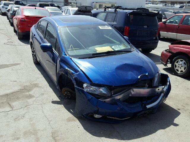 19XFB2F90FE014003 - 2015 HONDA CIVIC EXL 蓝色 照片 1