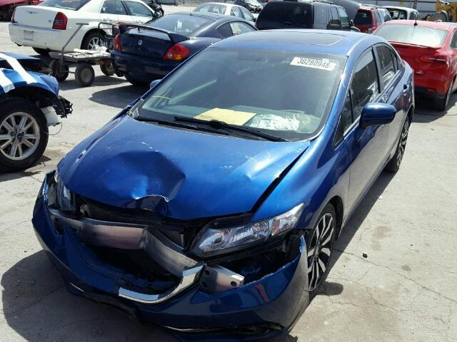 19XFB2F90FE014003 - 2015 HONDA CIVIC EXL 蓝色 照片 2