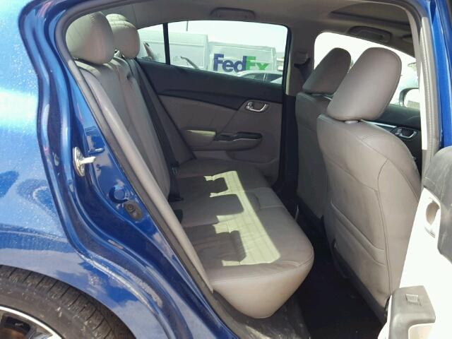 19XFB2F90FE014003 - 2015 HONDA CIVIC EXL 蓝色 照片 6