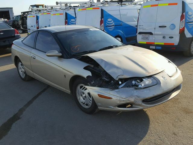 1G8ZY127X1Z204344 - 2001 SATURN SC2 BEIGE photo 1
