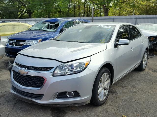 1G11D5SL7FU114276 - 2015 CHEVROLET MALIBU 2LT SILVER photo 2