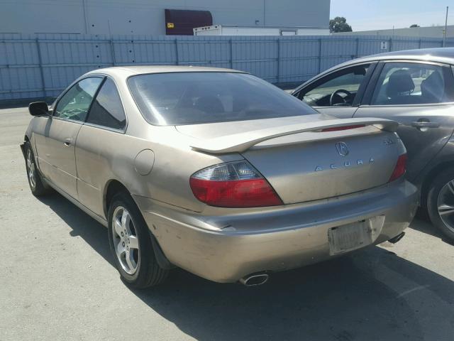 19UYA42403A010325 - 2003 ACURA 3.2CL GOLD photo 3