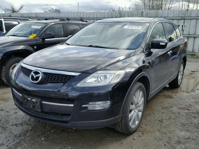 JM3TB38A580156110 - 2008 MAZDA CX-9 BLACK photo 2