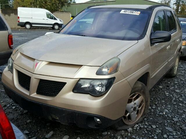 3G7DB03E24S587432 - 2004 PONTIAC AZTEK GOLD photo 2