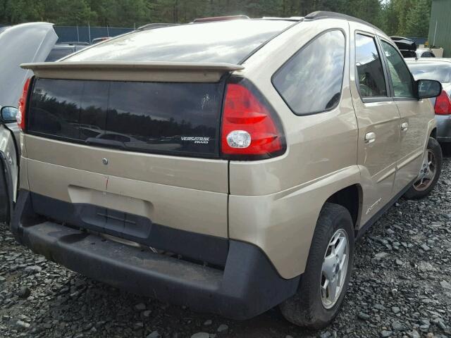 3G7DB03E24S587432 - 2004 PONTIAC AZTEK GOLD photo 4