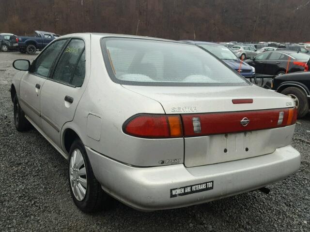 1N4AB41D1VC779458 - 1997 NISSAN SENTRA XE SILVER photo 3