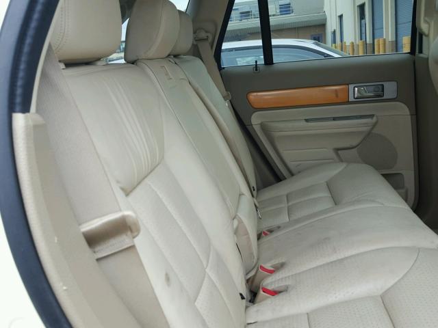 2LMDU88C37BJ16885 - 2007 LINCOLN MKX CREAM photo 6